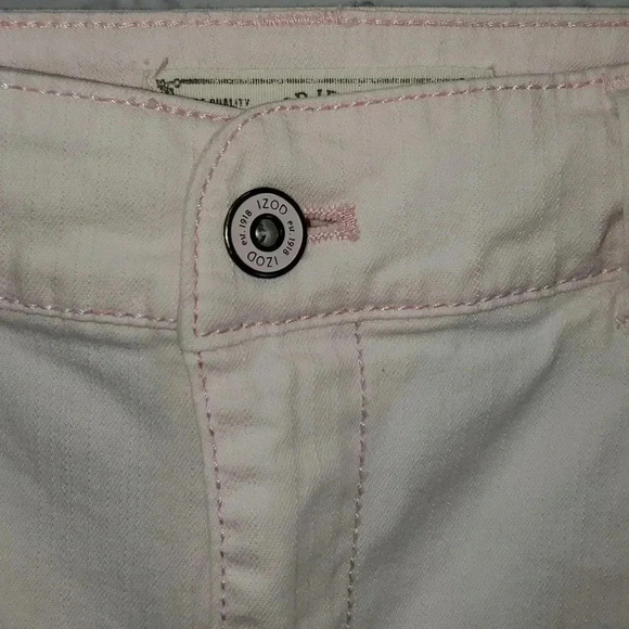 Izod Pink Bermuda Shorts 12 inseam Size 10 - Picture 2 of 14